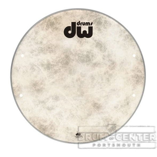 DW Bass Drum Heads: 18 Inch Fiberskyn Bass Drum Head