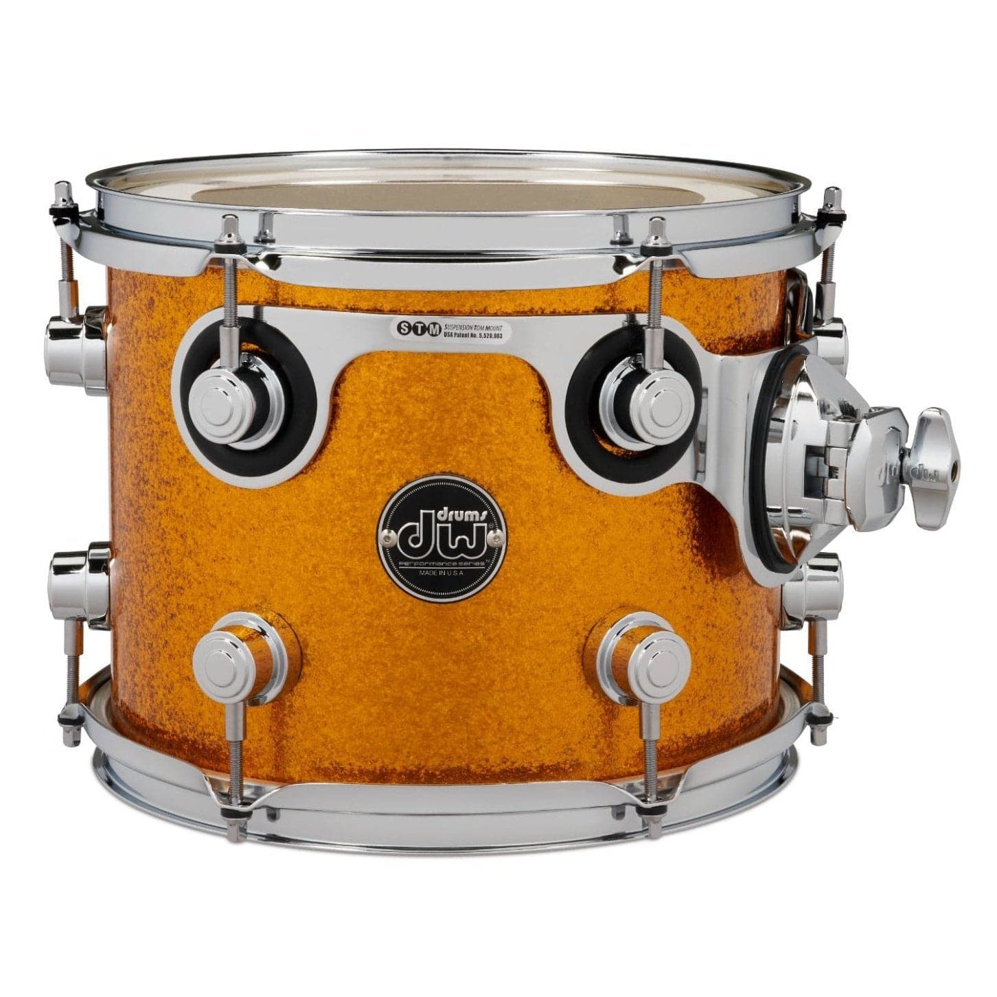 DW Performance Series Finishply Rack Tom 10x8 Gold Sparkle