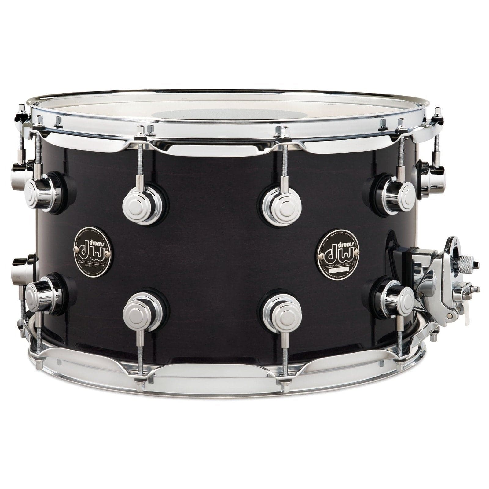DW Performance Snare Drum 14x8 Ebony Stain