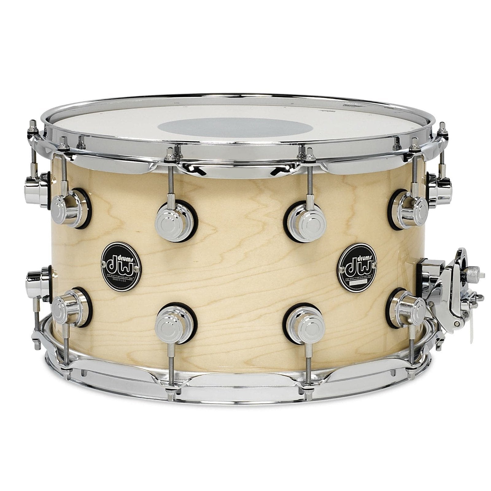 DW Performance Snare Drum 14x8 Natural Lacquer
