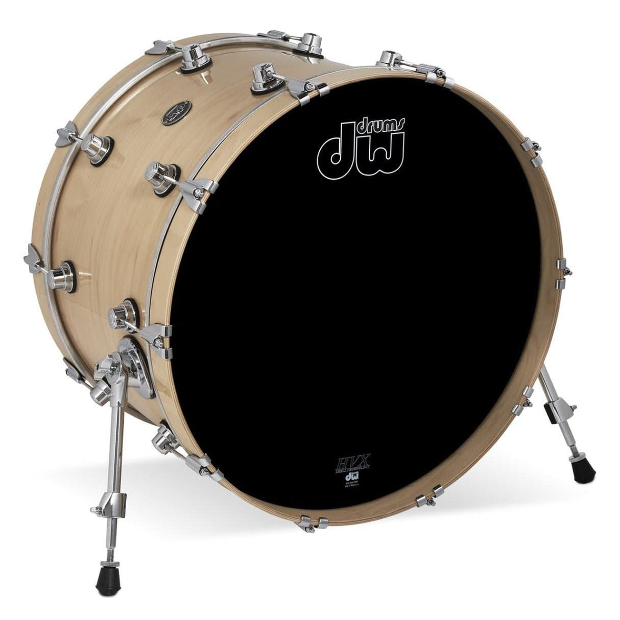 DW Performance Bass Drum 22x14 Natural Lacquer