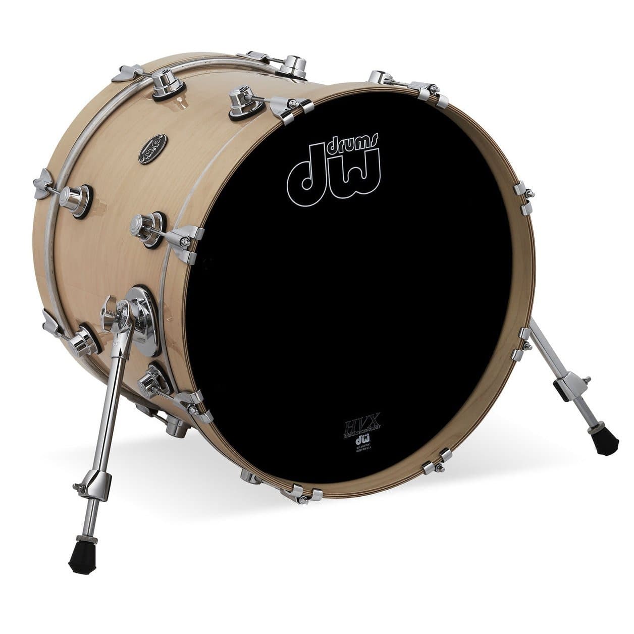 DW Performance Bass Drum 18x14 Natural Lacquer