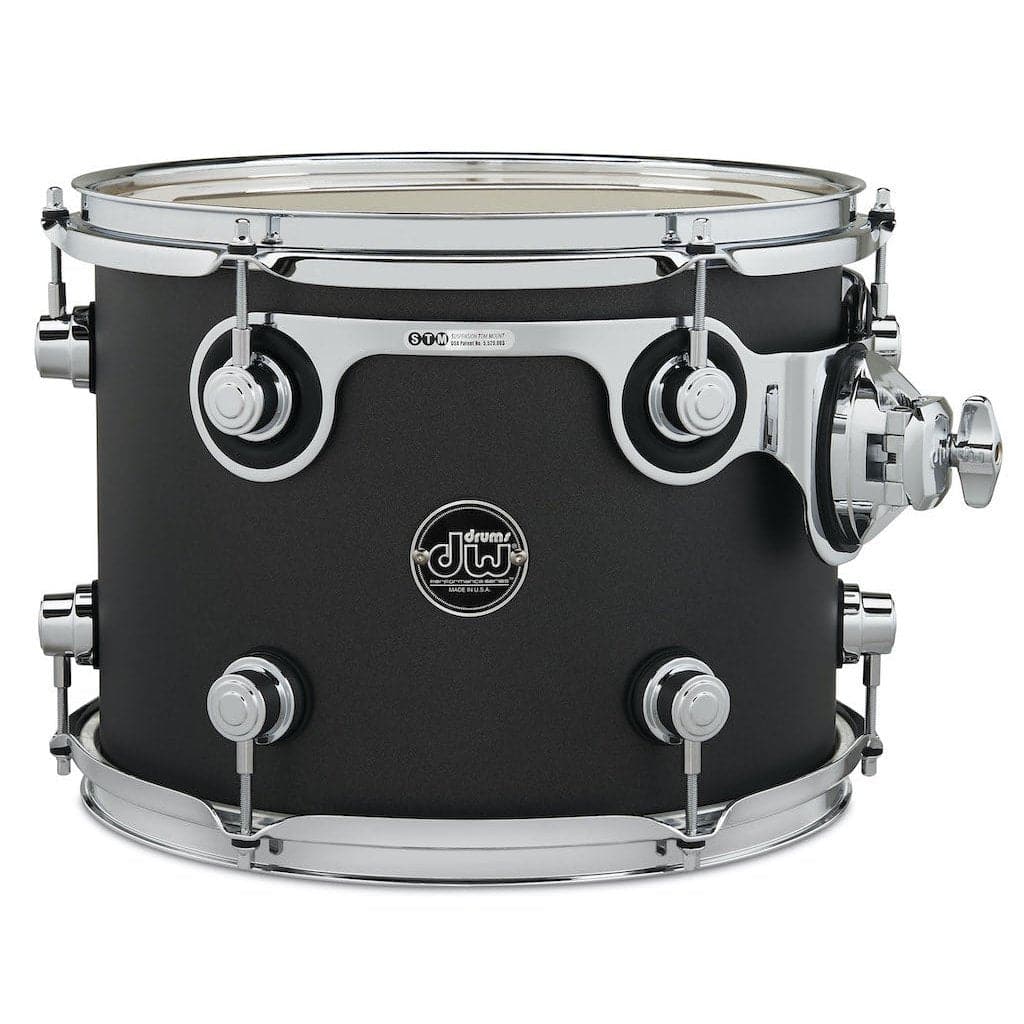 DW Performance Rack Tom 12x9 Hard Satin Charcoal Metallic