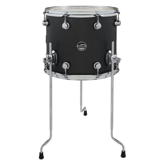 DW Performance Floor Tom 14x12 Hard Satin Charcoal Metallic