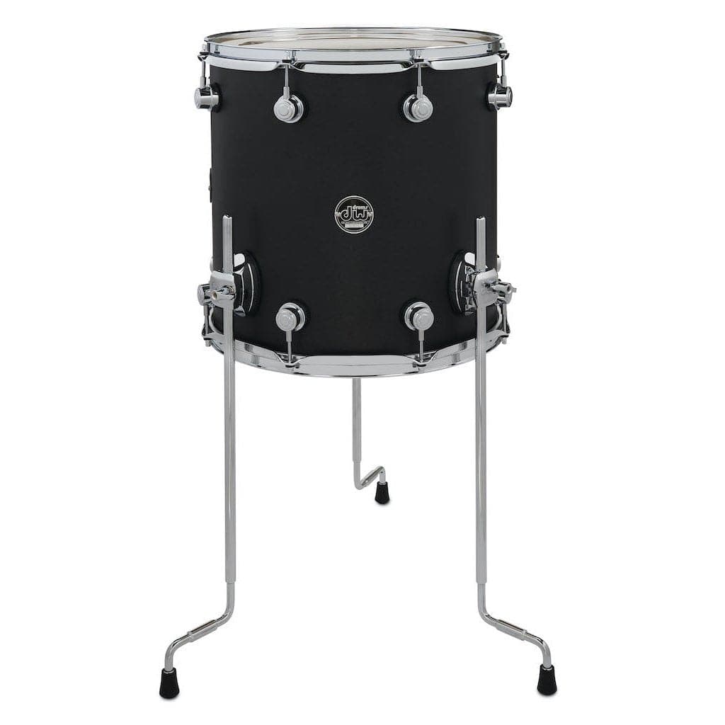DW Performance Floor Tom 14x14 Hard Satin Charcoal Metallic