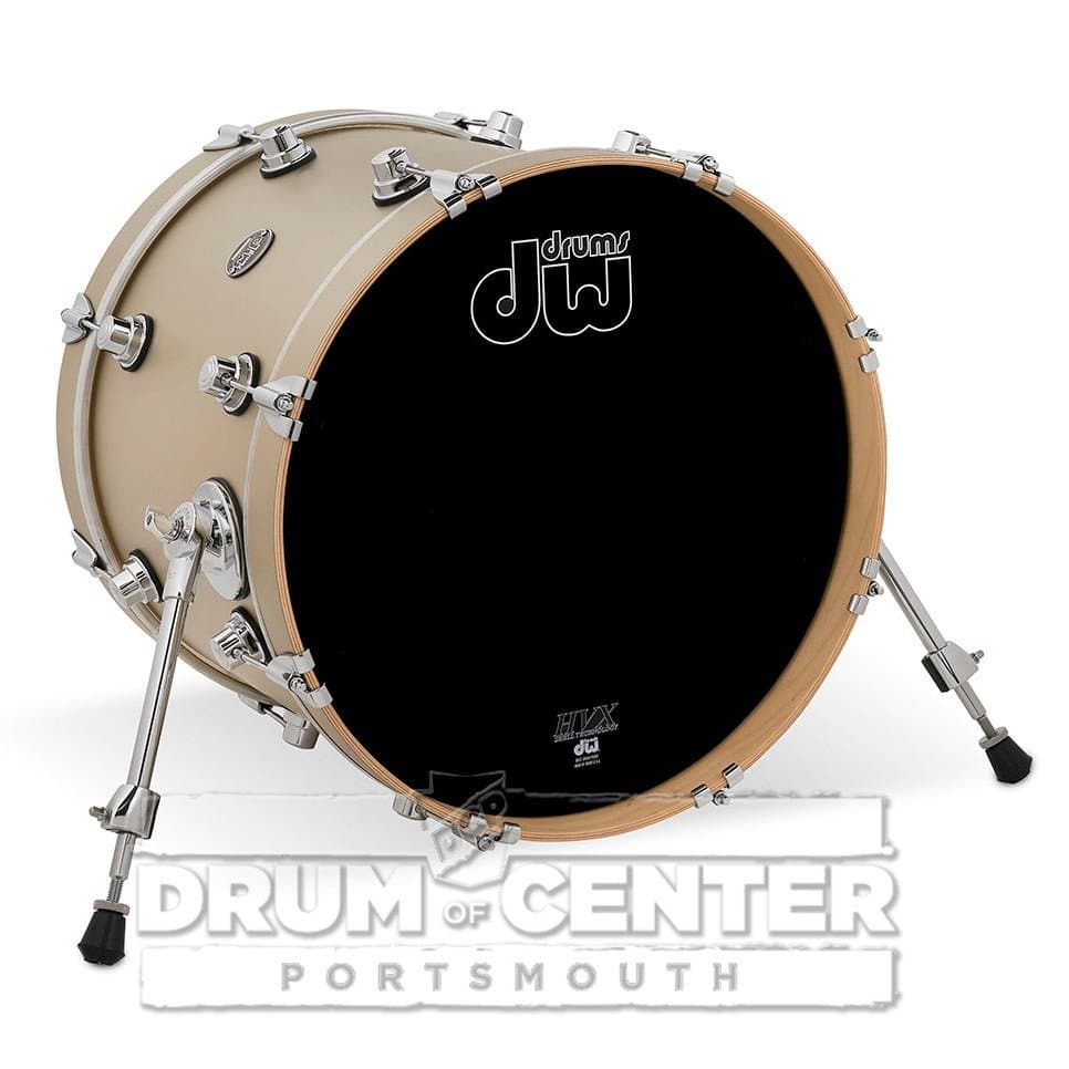 DW Performance Bass Drum 18x14 Hard Satin Gold Mist