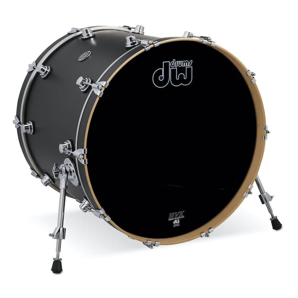 DW Performance Bass Drum 22x14 Hard Satin Charcoal Metallic