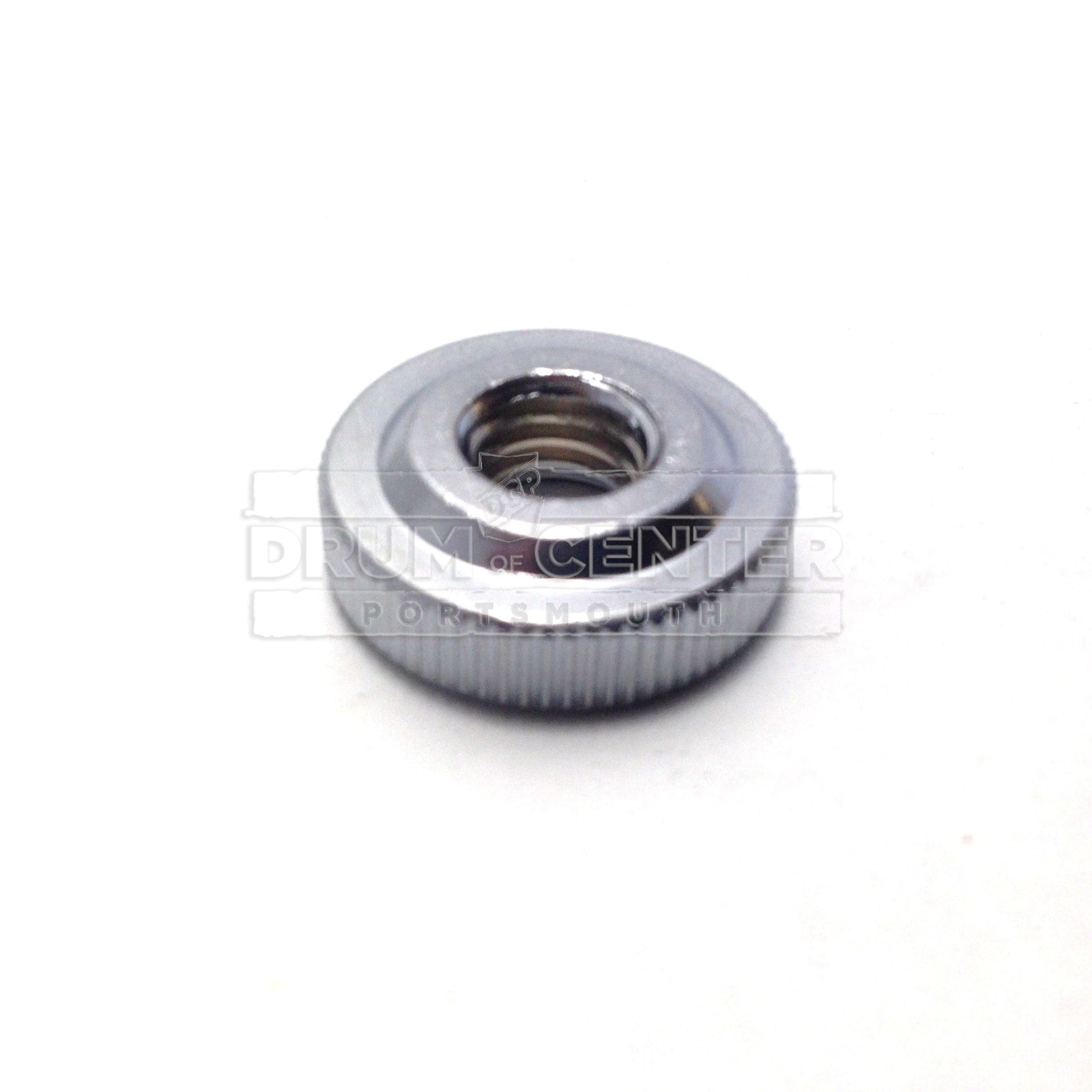 DW DRSP2217 Knurled Bass Drum Spur Nut, Satin Chrome