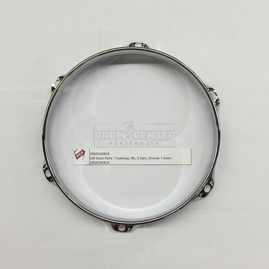 DW DRSPCH08CR Truehoop, 8In, 6 Ears, Chrome 1.6mm