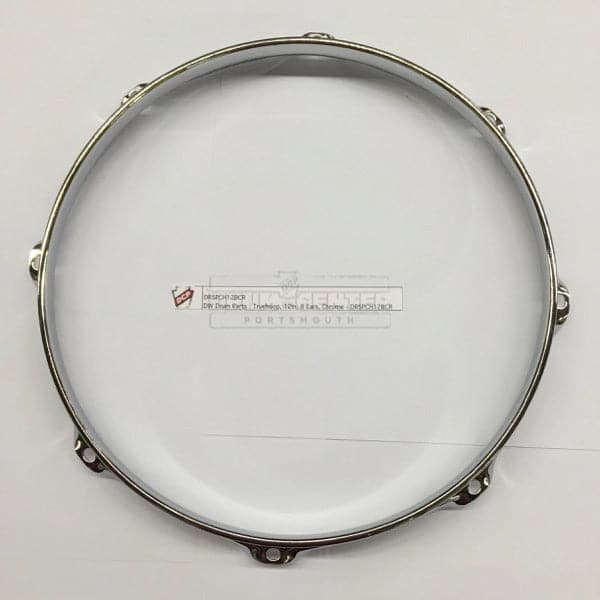 DW DRSPCH12BCR Truehoop, 12In, 8 Ears, Chrome