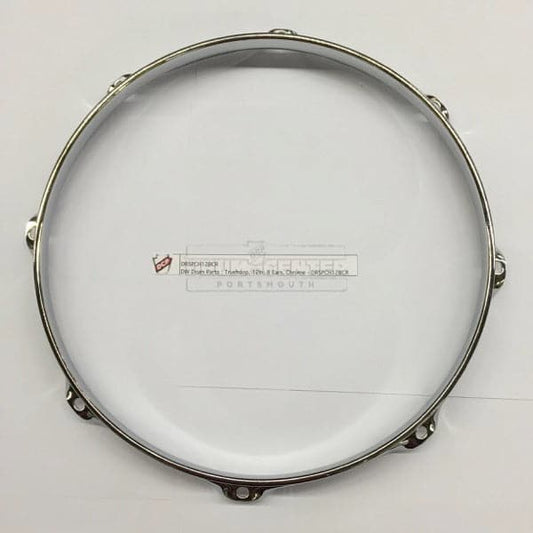 DW DRSPCH12BCR Truehoop, 12In, 8 Ears, Chrome