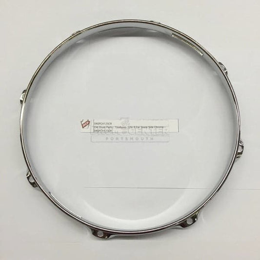 DW DRSPCH12SCR Truehoop 12In 8 Ear Snare Side Chrome
