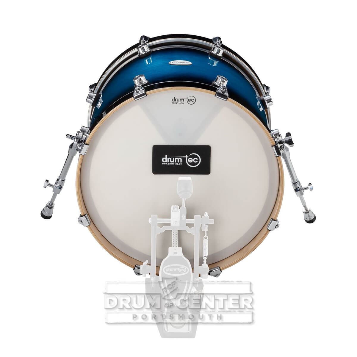 Drum-Tec Pro 3 Series E-Bass Drum 20x16 Blue Burst