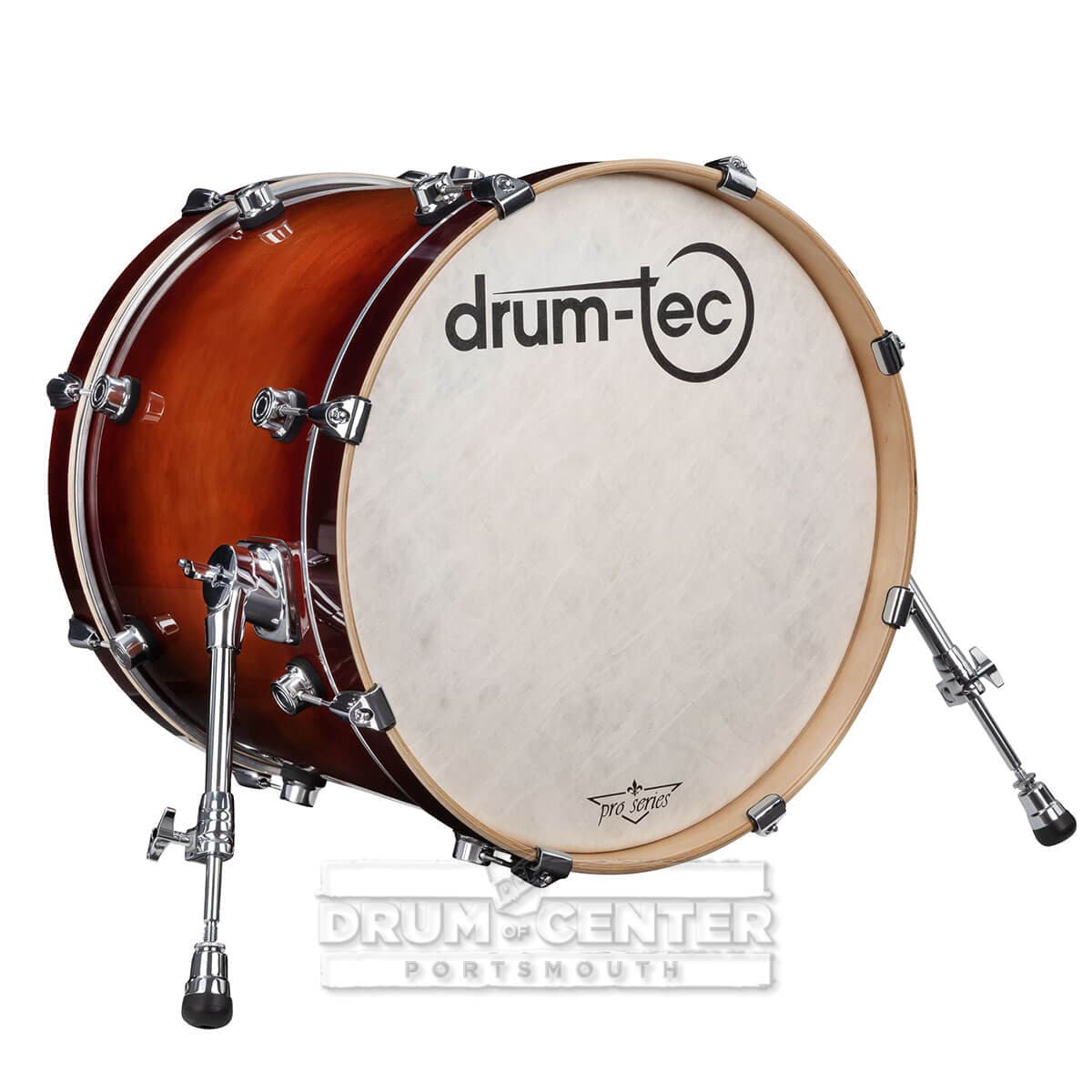 Drum-Tec Pro 3 Series E-Bass Drum 20x16 Brown Sunburst