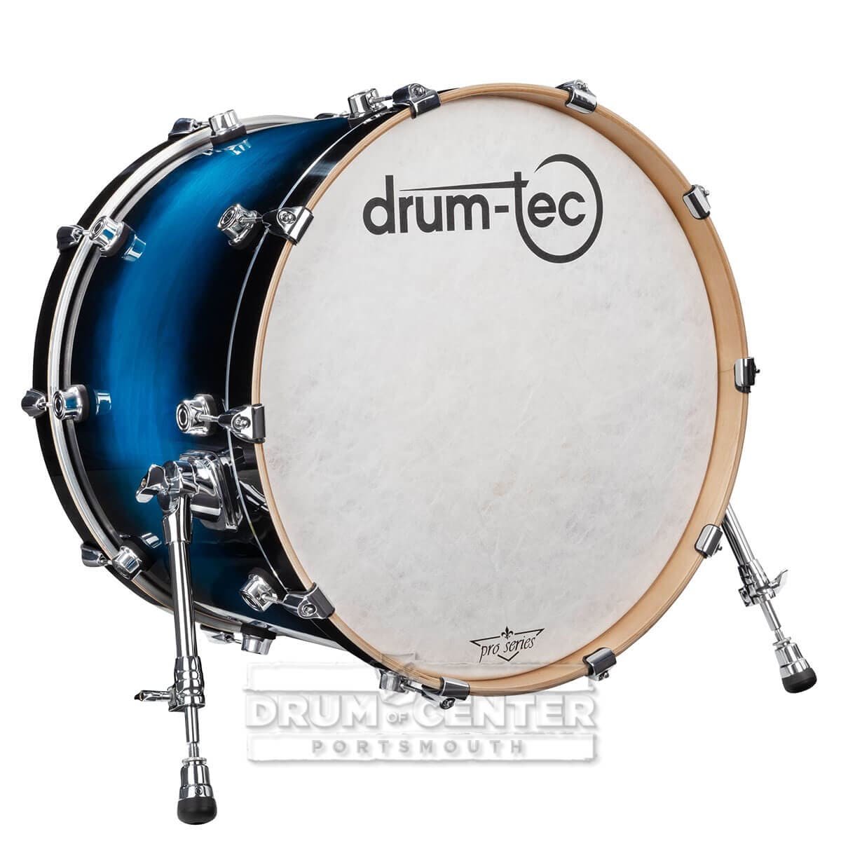 Drum-Tec Pro 3 Series E-Bass Drum 22x16 Blue Burst