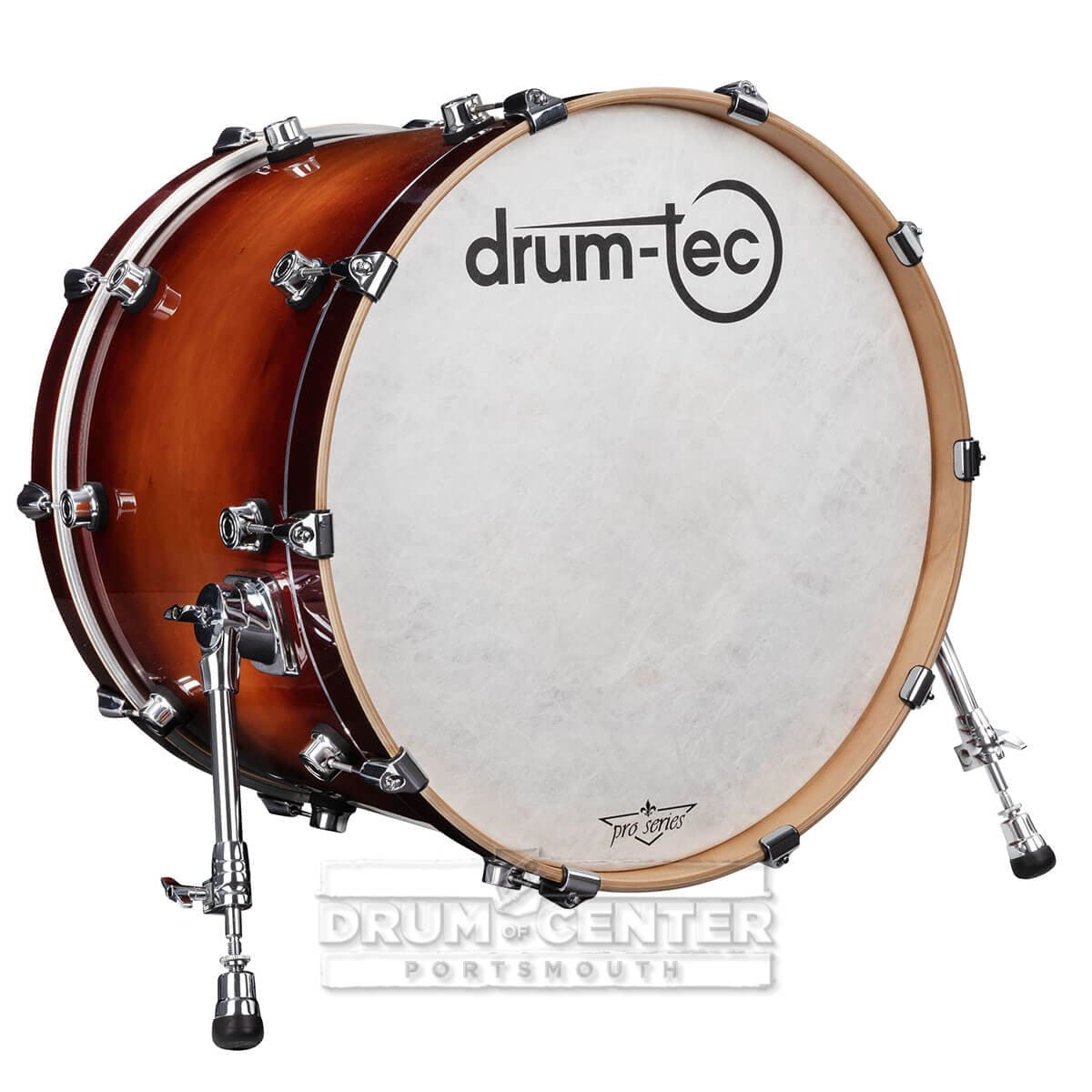 Drum-Tec Pro 3 E-Bass Drum 22x16 Brown Sunburst