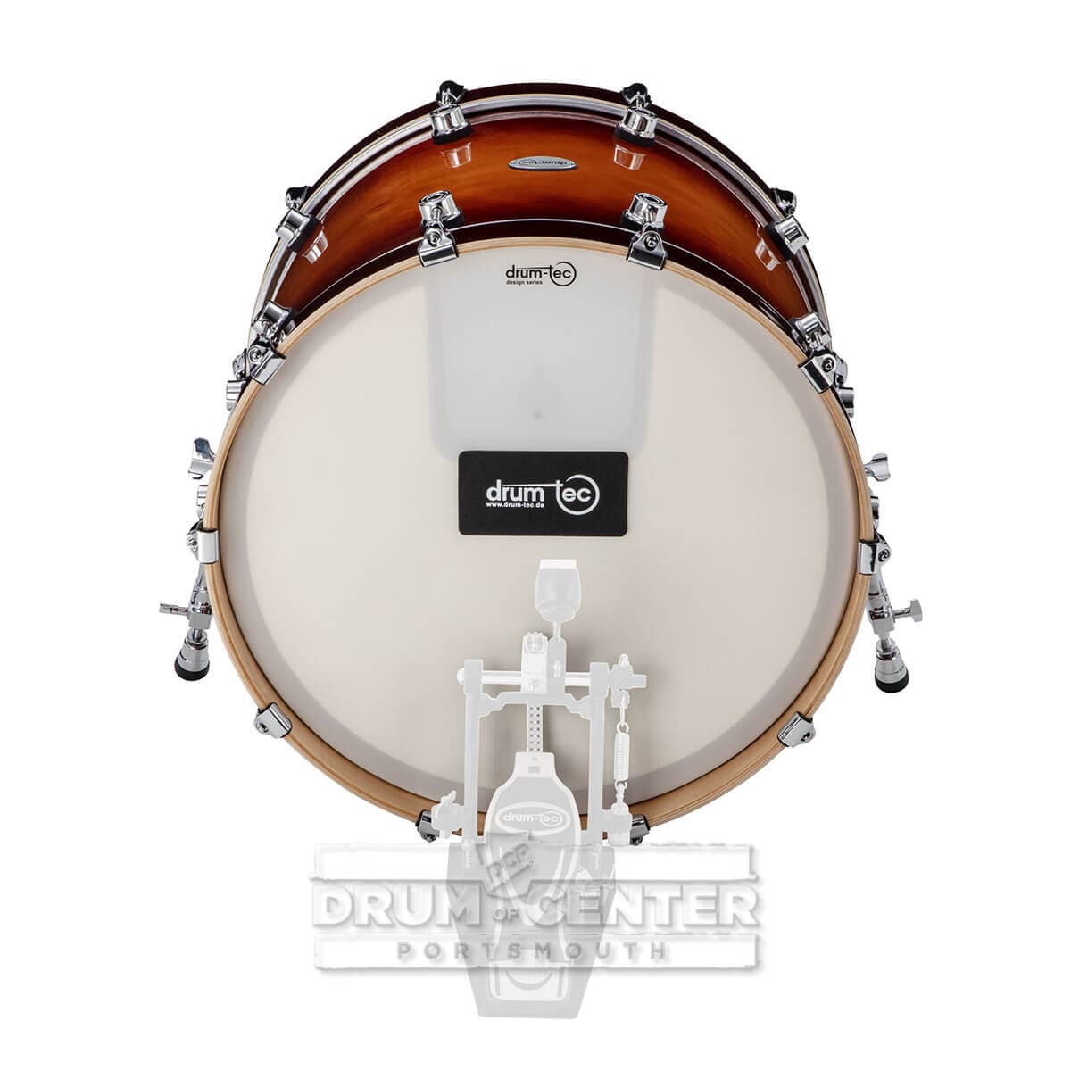 Drum-Tec Pro 3 Series E-Bass Drum 22x16 Brown Sunburst