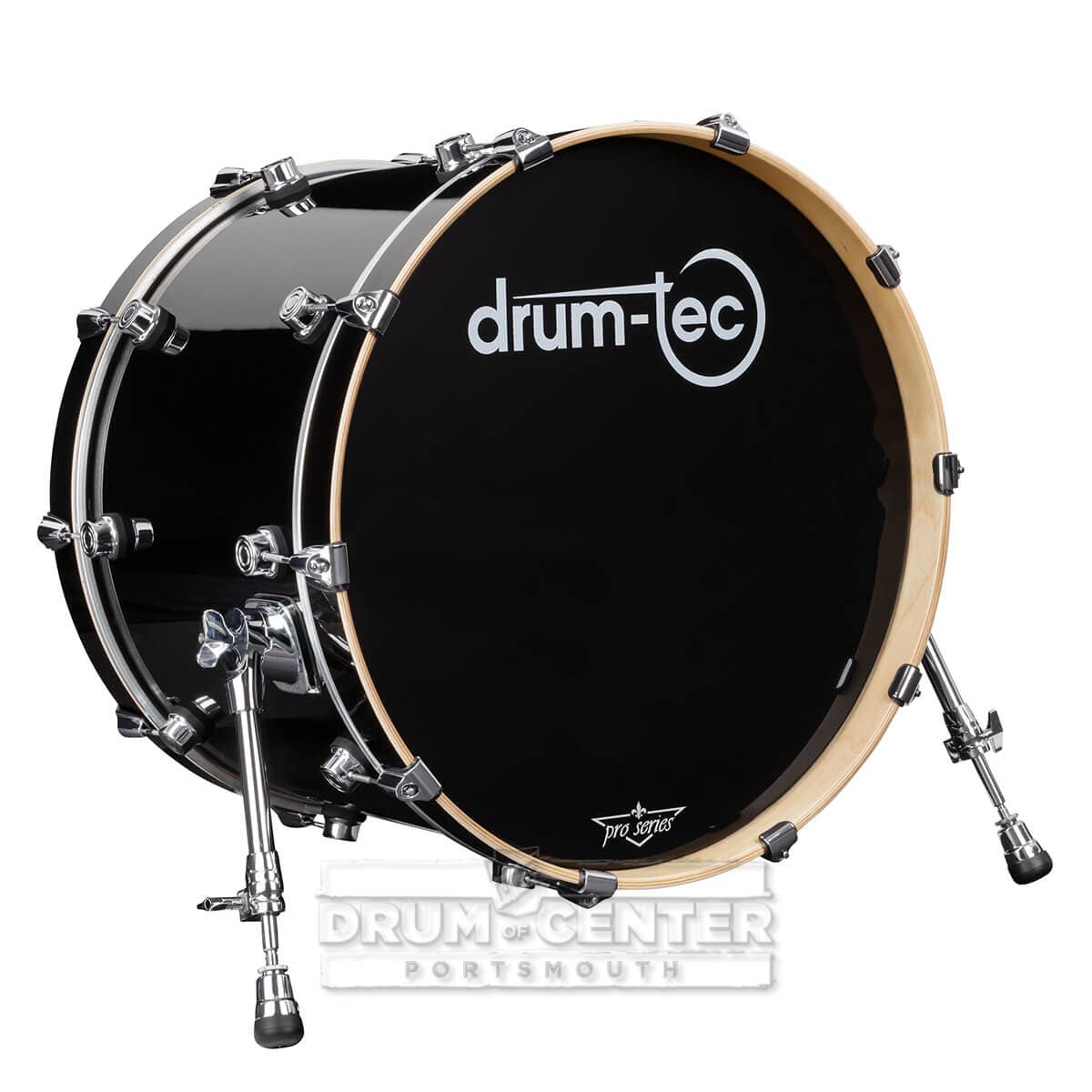 Drum-Tec Pro 3 Series E-Bass Drum 22x16 Piano Black