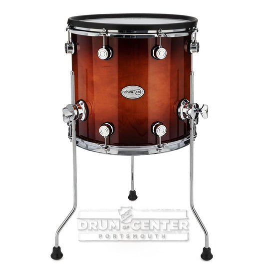 Drum-Tec Pro 3 Series E-Floor Tom 14x13 Brown Sunburst