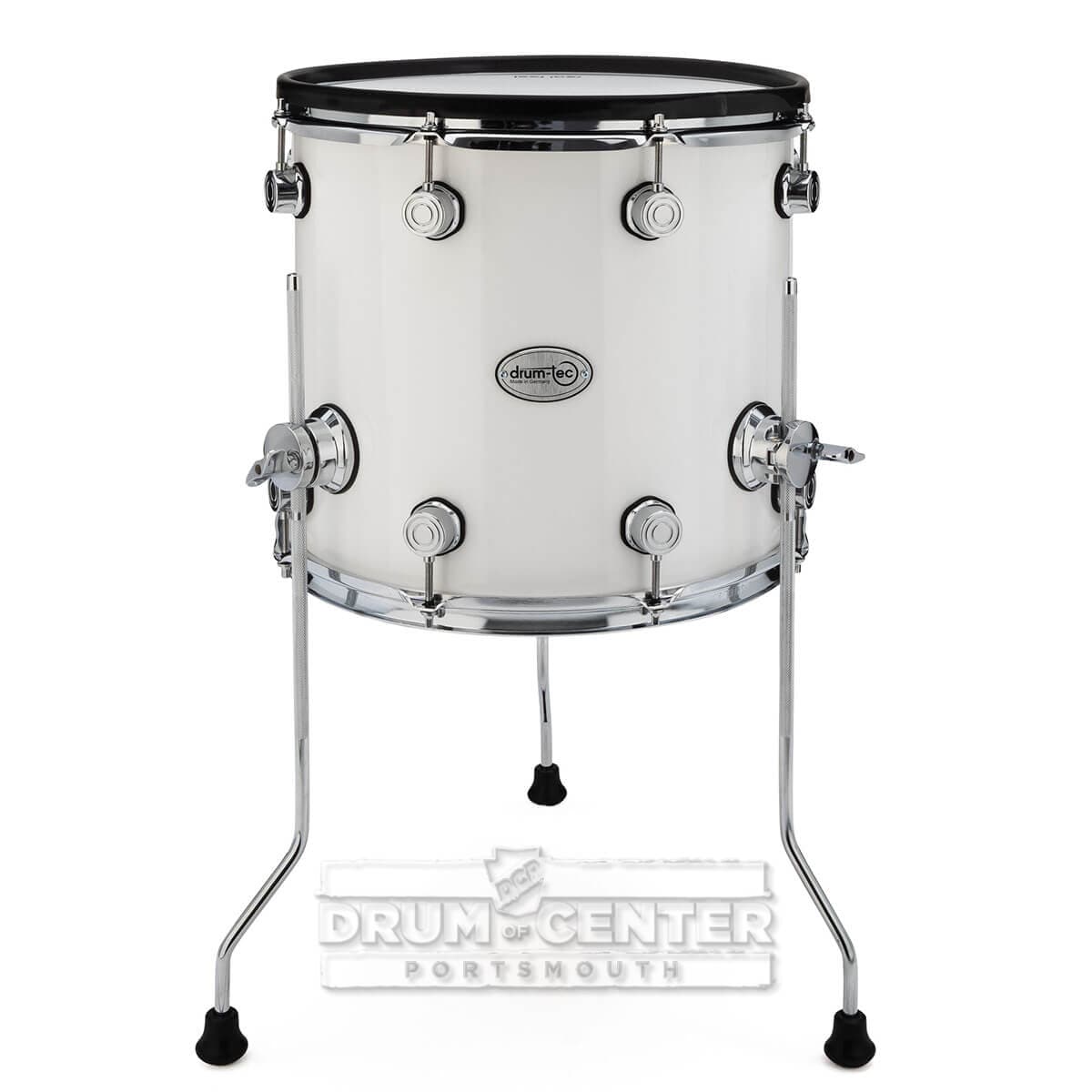Drum-Tec Pro 3 Series E-Floor Tom 14x13 Piano White