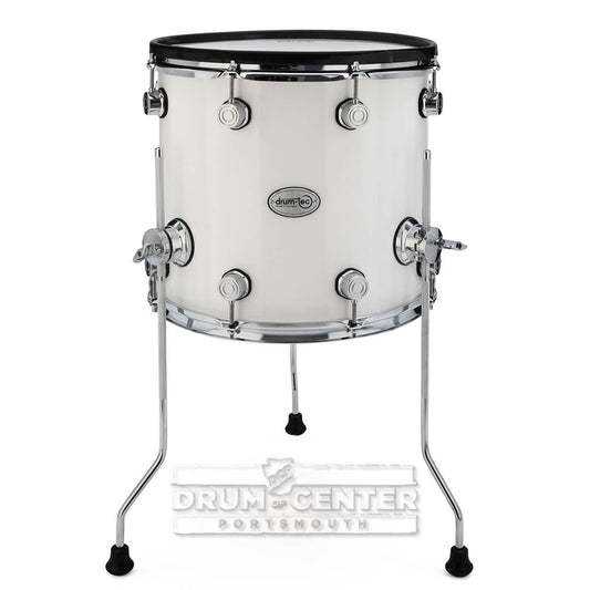 Drum-Tec Pro 3 Series E-Floor Tom 14x13 Piano White