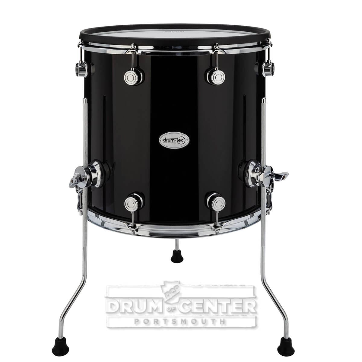 Drum-Tec Pro 3 Series E-Floor Tom 16x15 Piano Black