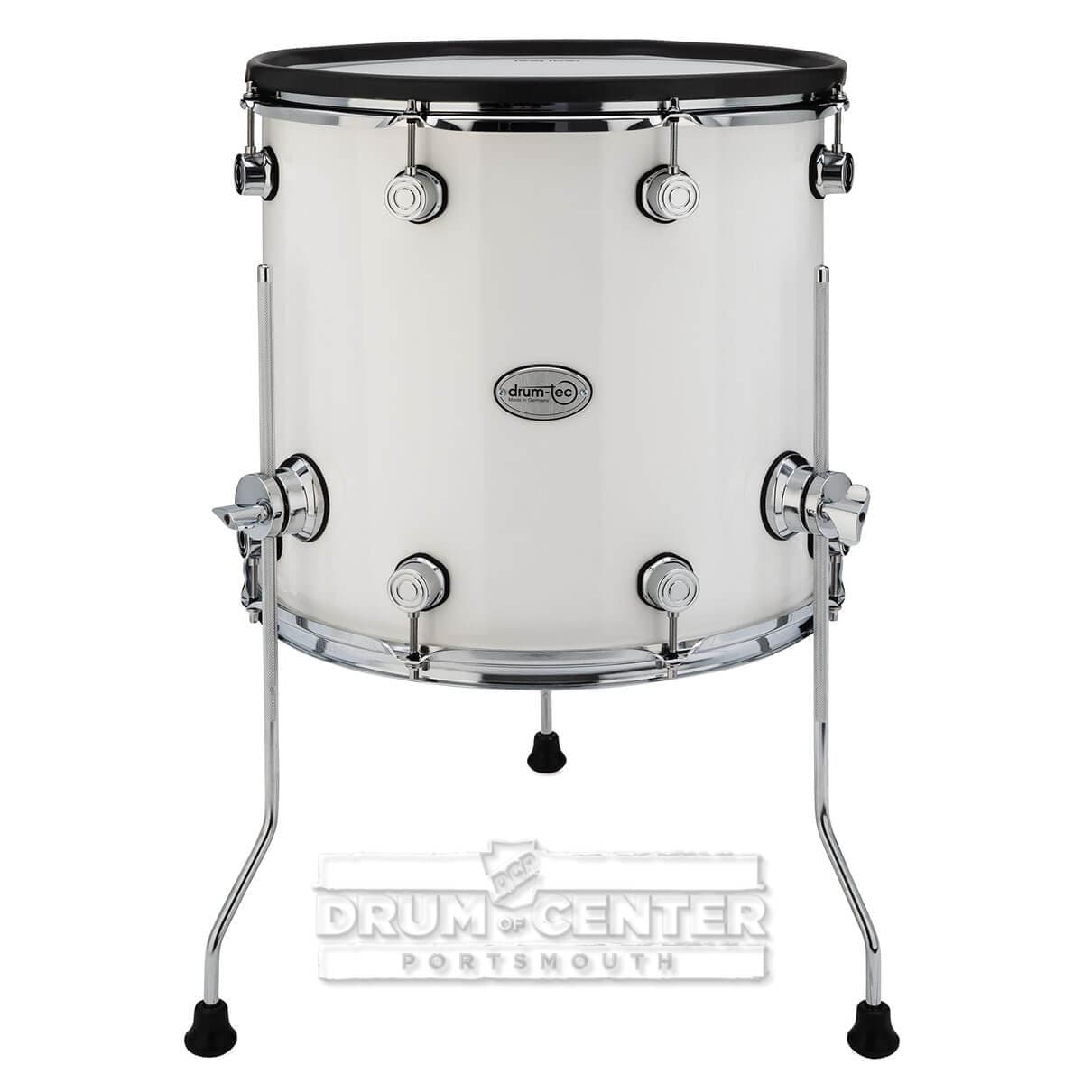 Drum-Tec Pro 3 Series E-Floor Tom 16x15 Piano White