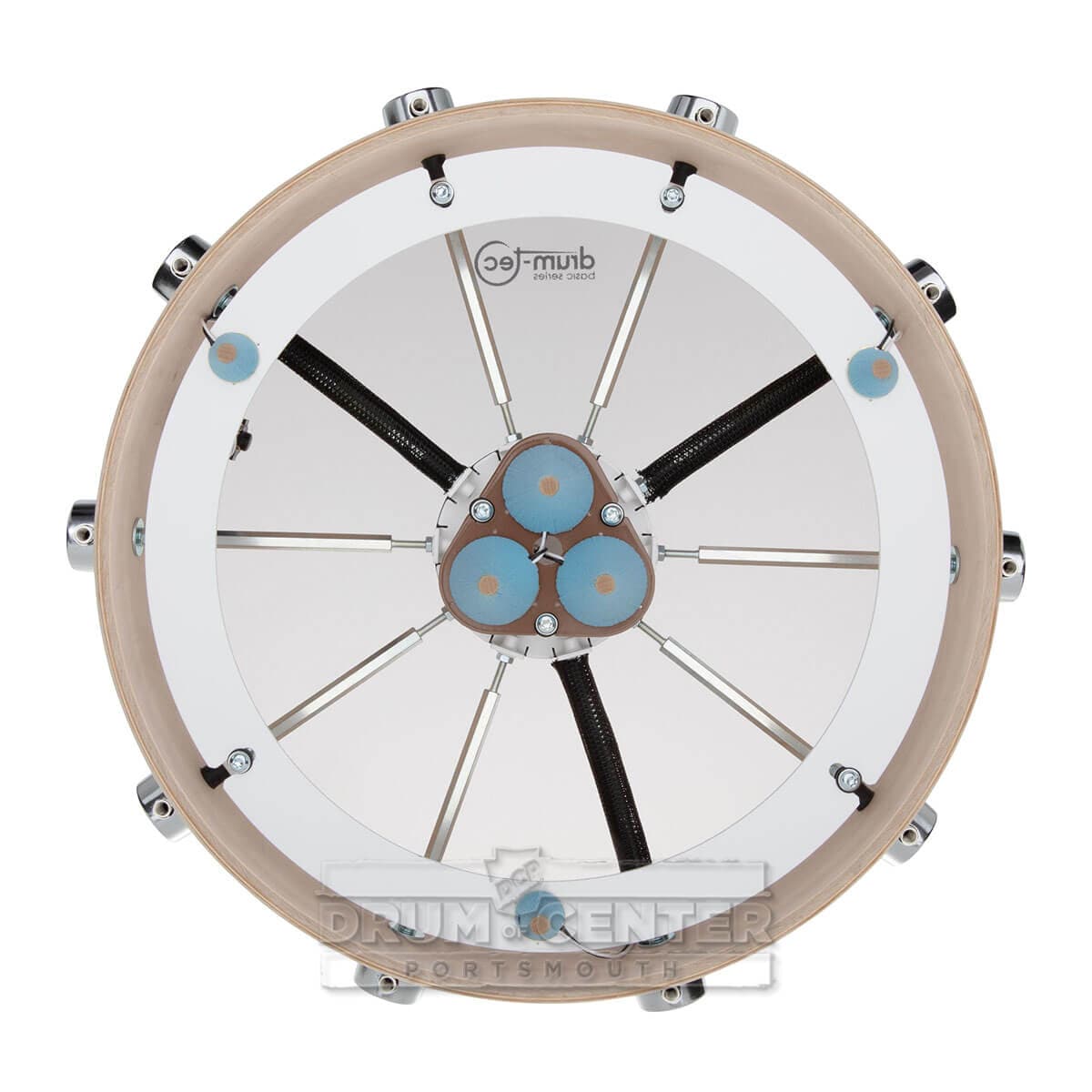 Drum-Tec Pro 3 Series E-Snare Drum 14x7 Blue Burst