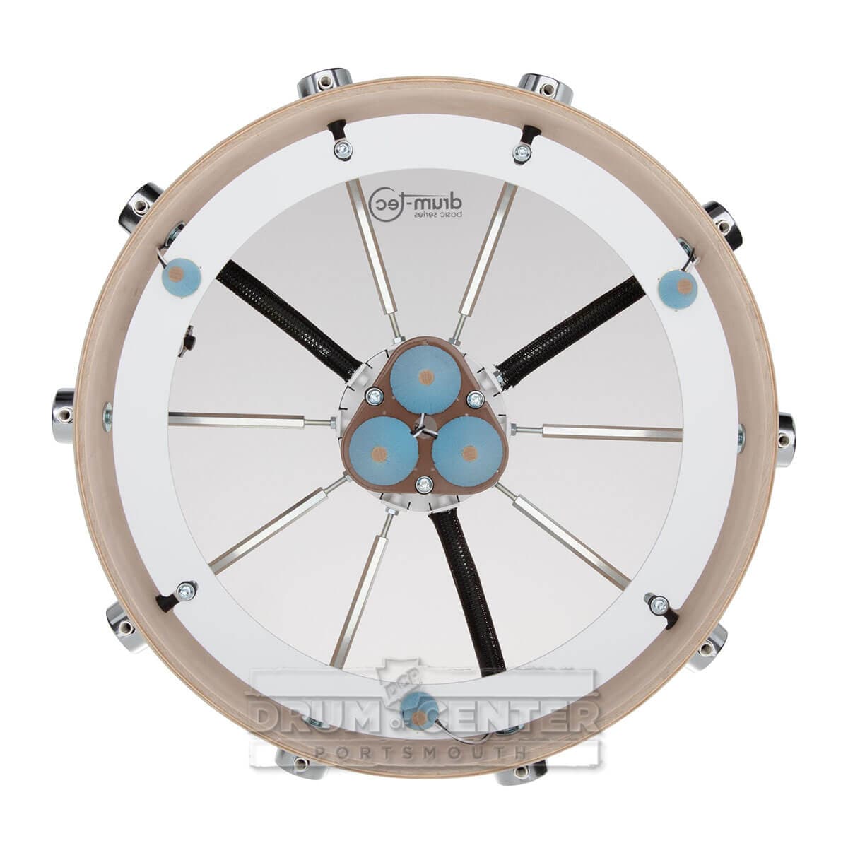 Drum-Tec Pro 3 Series E-Snare Drum 14x7 Piano White
