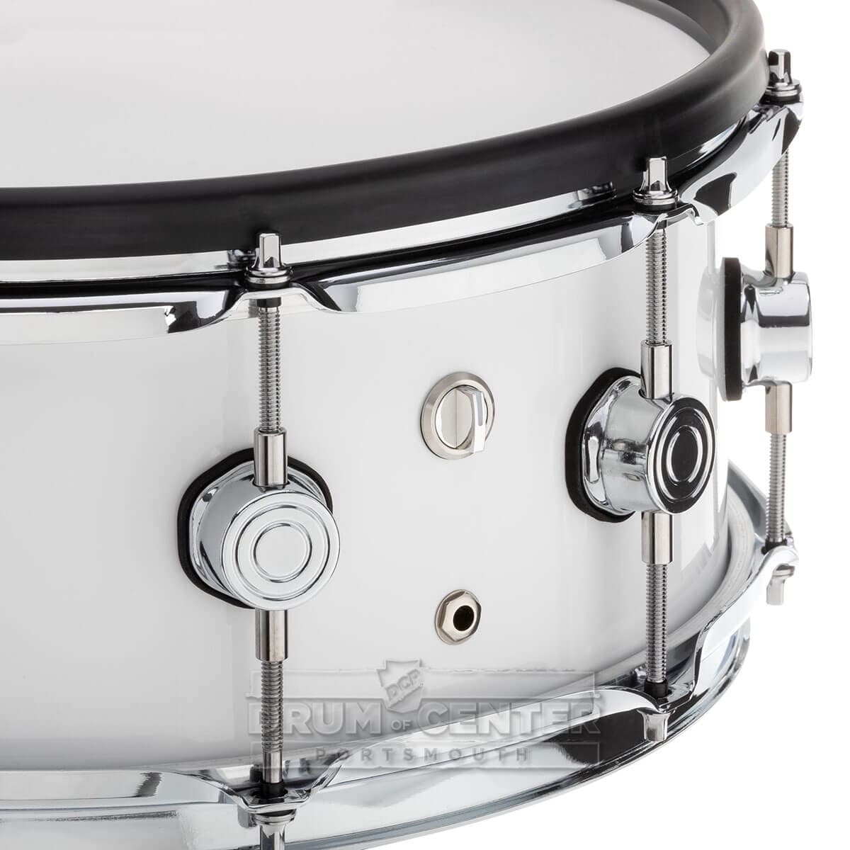 Drum-Tec Pro 3 Series E-Snare Drum 14x5.5 Piano White