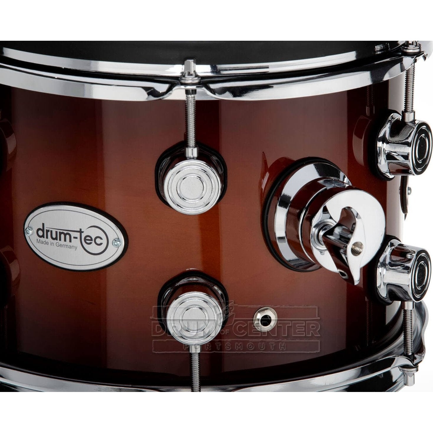 Drum-Tec Pro 3 Series E-Rack Tom 10x7.5 Brown Sunburst