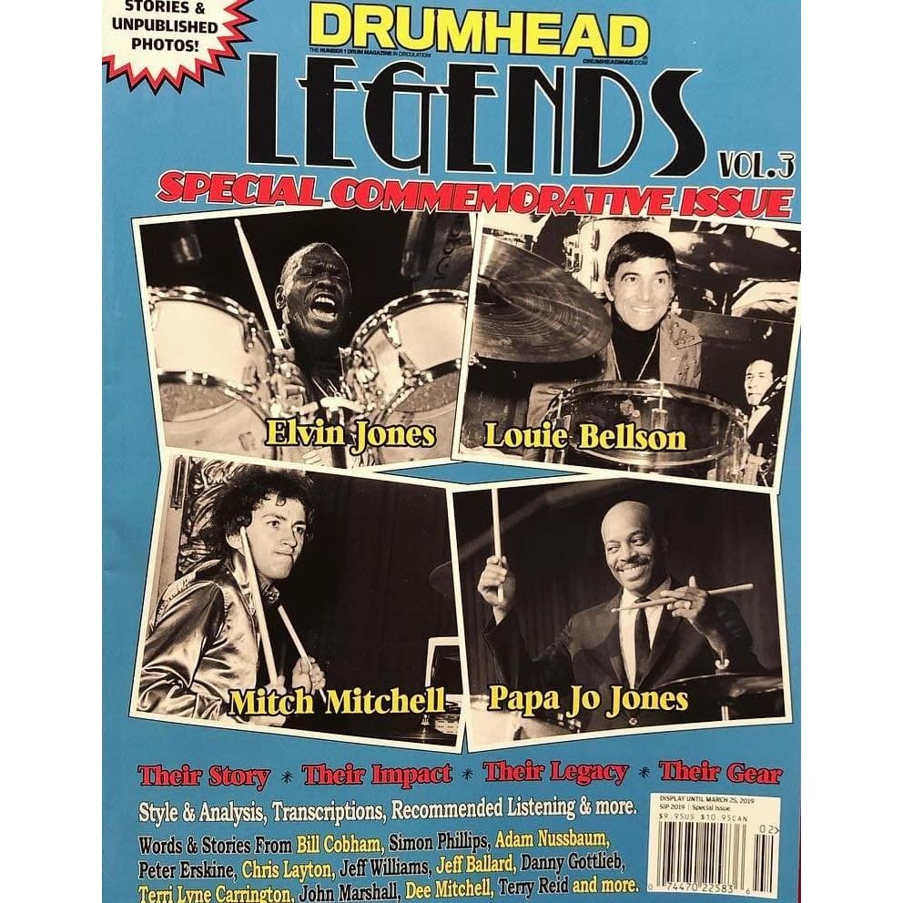 Drumhead Magazine Legends Magazine Volume 3