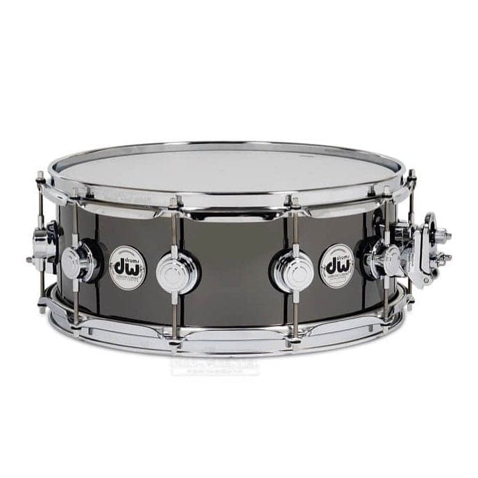 DW Collectors Black Nickel Over Brass Snare Drum 14x5.5