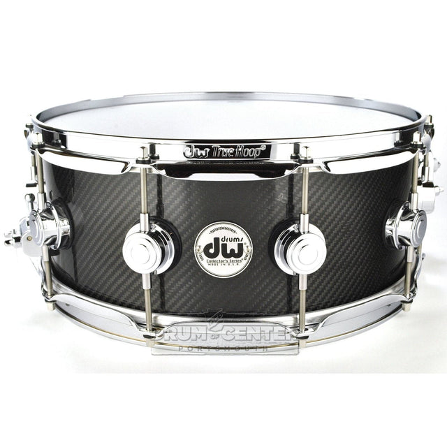 DW Collectors Carbon Fiber Snare Drum 14x5.5 Chrome Hardware