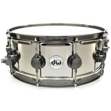 DW Collectors Stainless Steel Snare Drum 14x5.5 Black Nickel Hardware