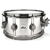 DW Collectors Stainless Steel Snare Drum 13x6.5 Black Nickel Hardware