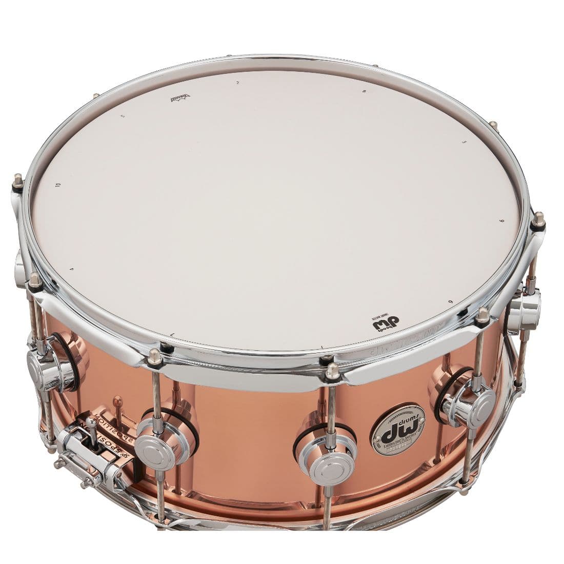 DW Collectors Copper Snare Drum 14x6.5 Chrome Hardware