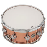 DW Collectors Copper Snare Drum 14x6.5 Chrome Hardware