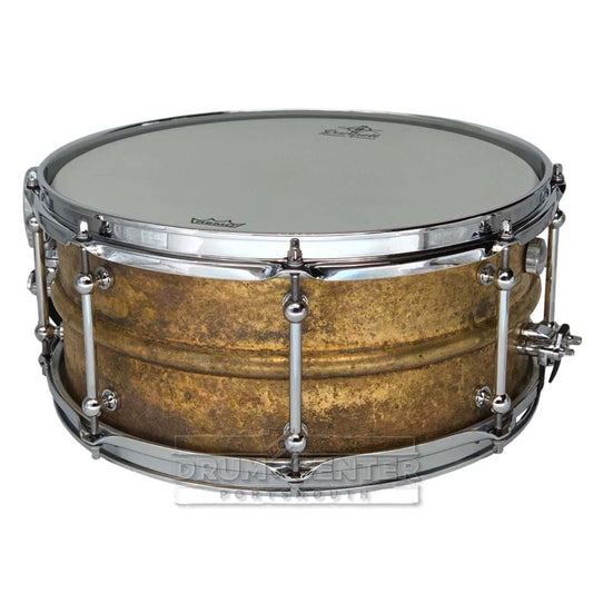 Dunnett Classic 2N Antique Brass Snare Drum 14x6.5 "Twenty 2"