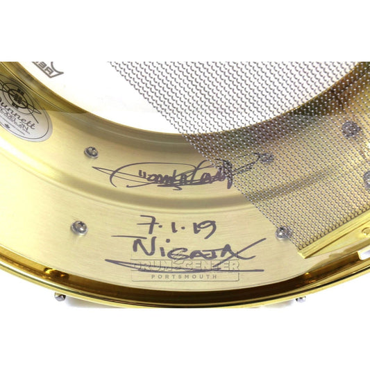 Dunnett Classic 2N Triple Brass Snare Drum 14x6.5