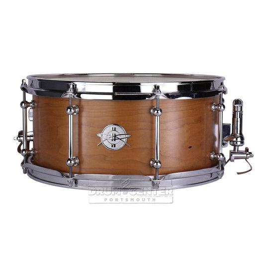 Dunnett Classic MonoPly Cherry Snare Drum 14x6.5 Satin Natural