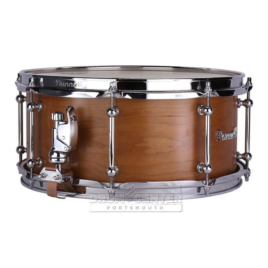 Dunnett Classic MonoPly Cherry Snare Drum 14x6.5 Satin Natural