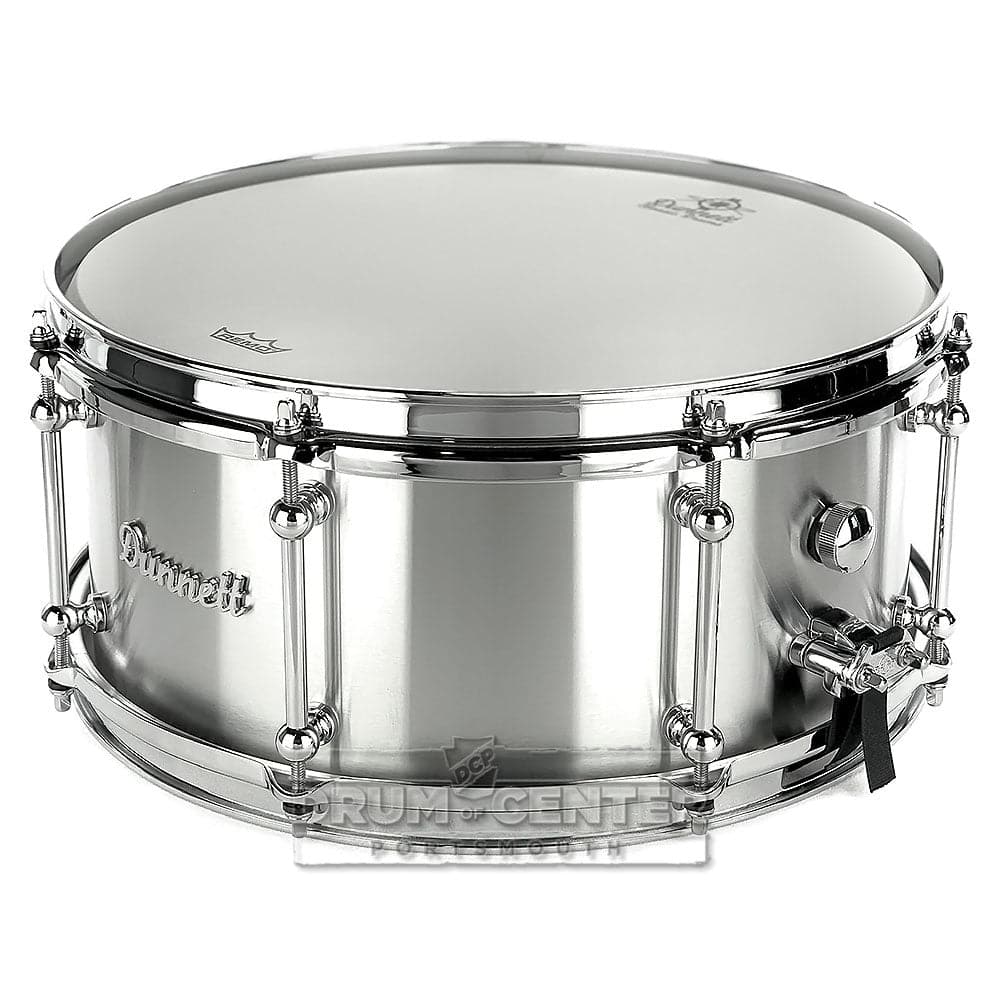 Dunnett Classic Stainless Steel Snare Drum 14x6.5 Brushed