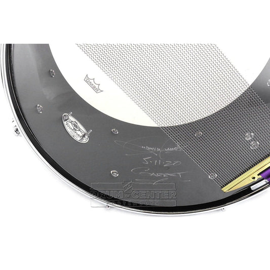 Dunnett Classic Titanium Snare Drum 14x8 Matte Black w/Chrome Hardware