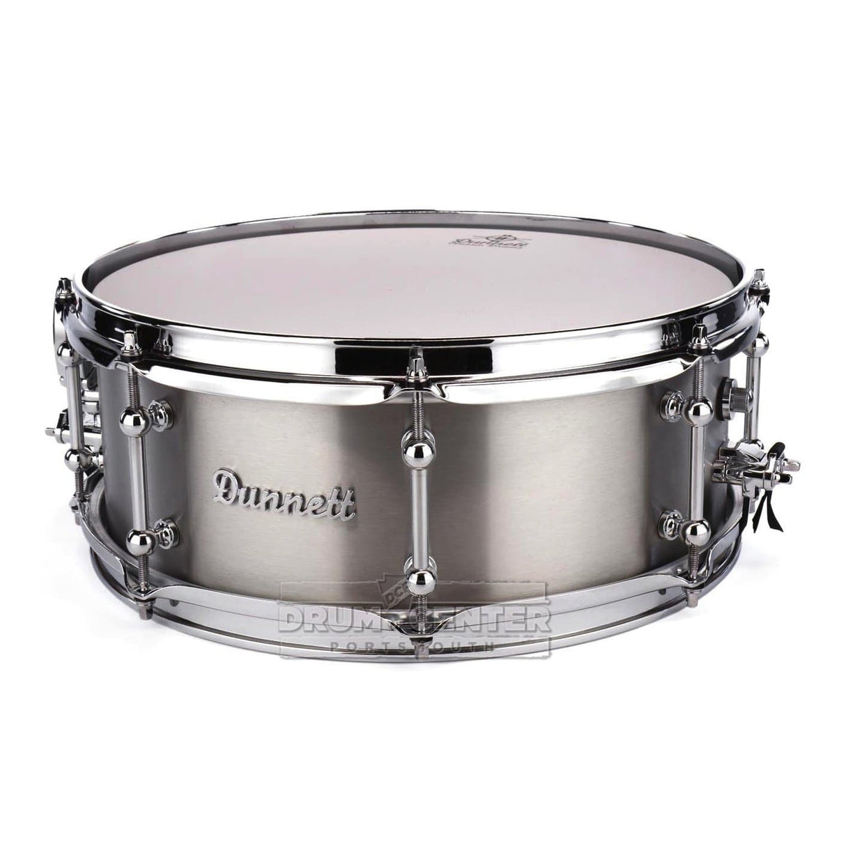 Dunnett Classic Stainless Steel Snare Drum 14x5.5 Brushed