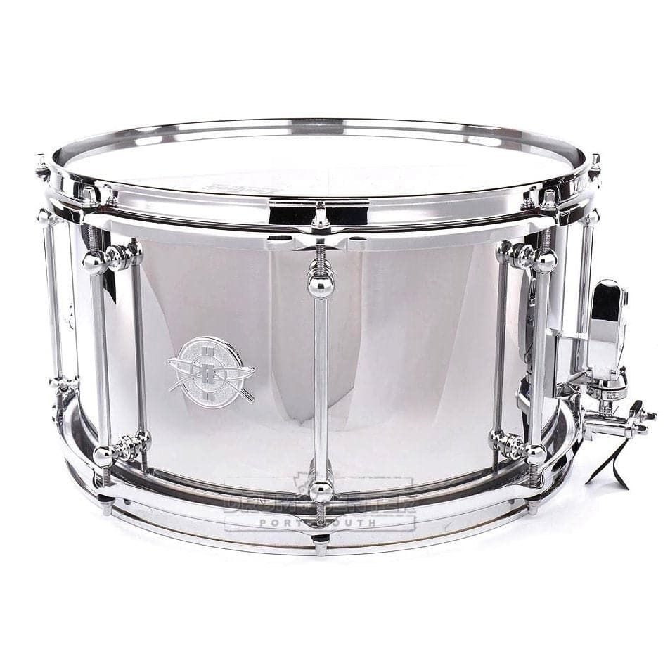 Dunnett Classic Stainless Steel Snare Drum 14x8 Polished