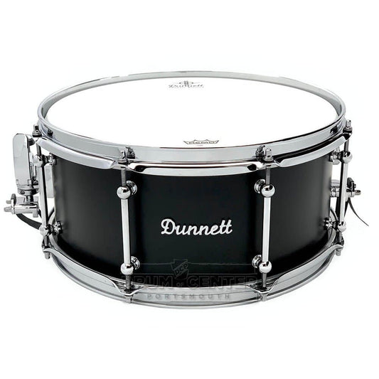 Dunnett Classic Titanium Snare Drum 14x6.5 Matte Black REFURB