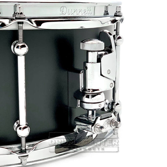 Dunnett Classic Titanium Snare Drum 14x6.5 Matte Black REFURB