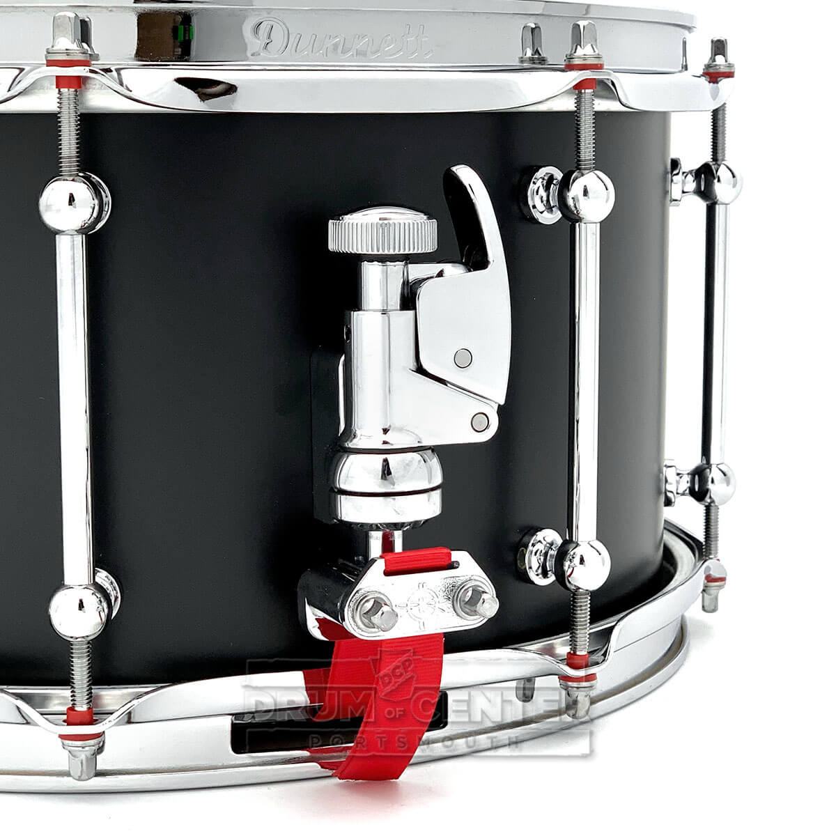 Dunnett Classic Titanium J1J Joey Jordison Tribute Snare Drum 13x7 Matte Black Serial #6