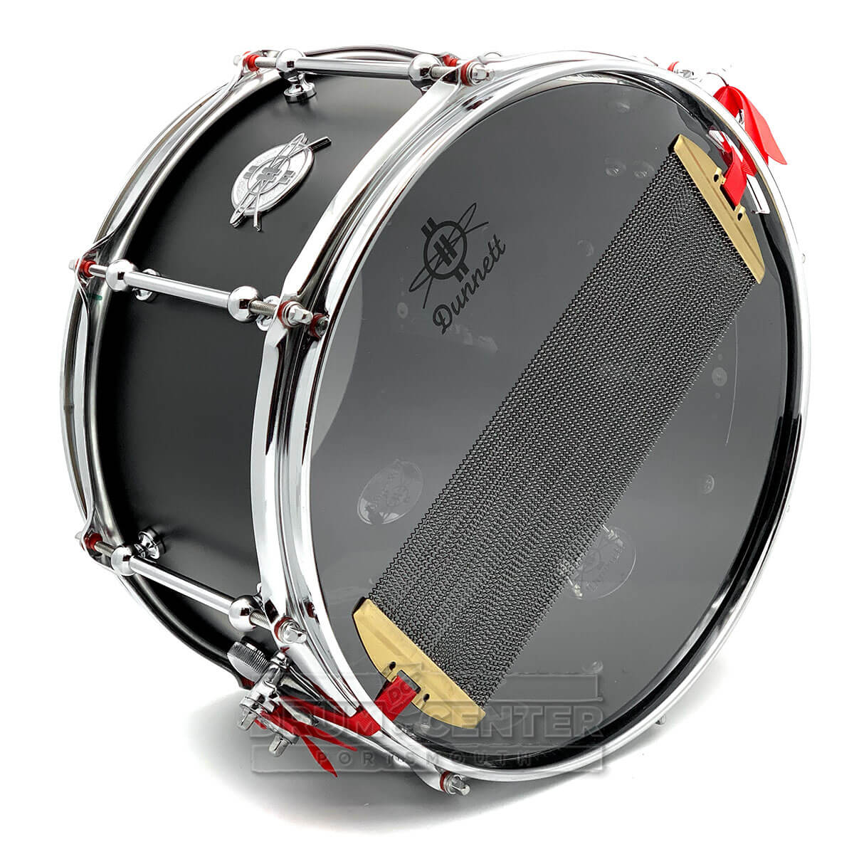 Dunnett Classic Titanium J1J Joey Jordison Tribute Snare Drum 13x7 Matte Black Serial #6